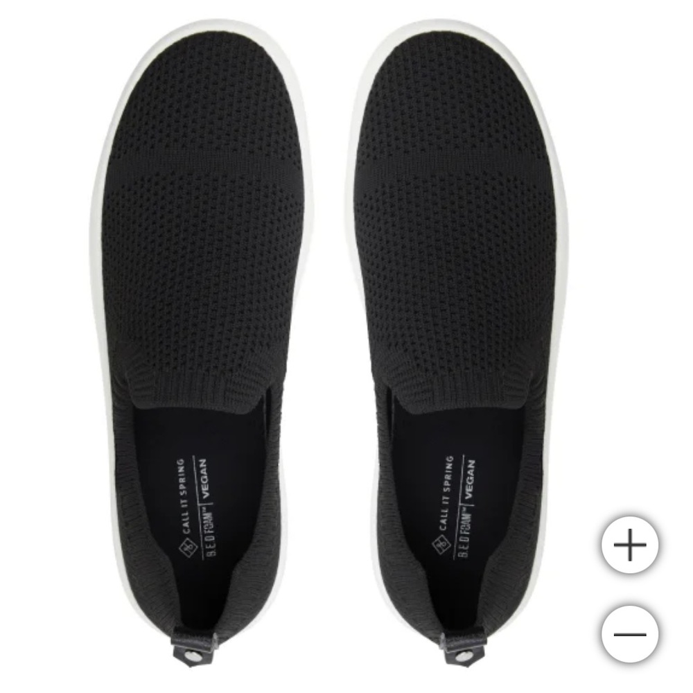 Call It Spring Women's Luckee Knit Shoe - Black